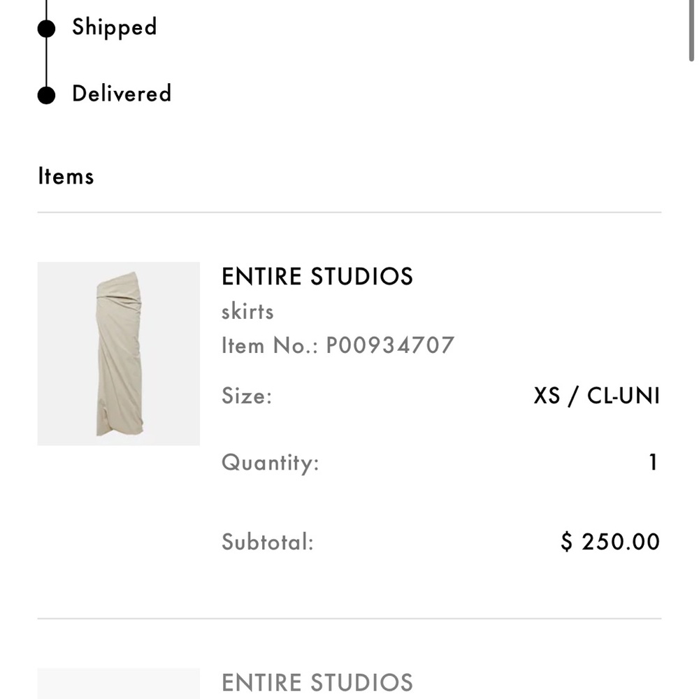 Women's Tan Pencil Skirt